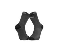 Chaussettes trekking bv sport double gr haute merinos gris noir