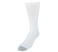 Hanes Men's 6 Pack Over-the-Calf Tube Socks, White, 10-13 (Shoe Size 6-12)
