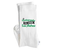 Chaussettes Un photographe pas comme les autres | Socks | Taille 36-40 | Idée Chaussettes Personnalisées Cadeau Fête Original Famille Travail Départ Collègue Retraite Noël.