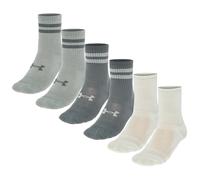 Chaussettes Under Armour Essential Crew Titanium / Clay Green - 6 paires M