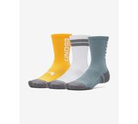 Chaussettes Under Armour Performance Tech jaune blanc vert (3 paires) - XL
