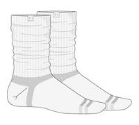 Chaussettes Under Armour Sportstyle Scrunch Blanc 47,5/50,5
