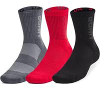 Chaussettes Under Armour UA 3-Maker 3pk Mid-Crew-RED 196886400963 taille M EU
