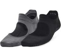 Chaussettes Under Armour Breathe Balance gris noir femme (2 paires) - M