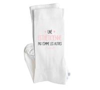 Chaussettes Une esthéticienne pas comme les autres | Socks | Taille 36-40 | Idée Chaussettes Personnalisées Cadeau Fête Original Famille Travail Départ Collègue Retraite Noël.