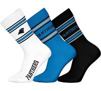 Chaussettes unie NFL - Carolina Panthers 3er Pack - 43-46