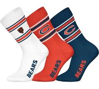 Chaussettes unie NFL - Chicago Bears 3er Pack - 39-43