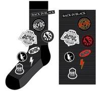 Chaussettes Unisex AC/DC Icons Noires G