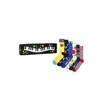 Chaussettes Unisex HAPPY SOCKS Elton John Coffret Chaussettes 6 Paires JAUNE
