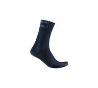 Chaussettes unisexe castelli bandito merino 18 bleu