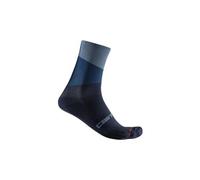 Chaussettes unisexe castelli orizzonte 15 bleu