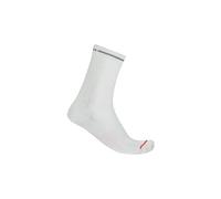 Chaussettes unisexe castelli premio evo 18 blanc