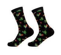 Chaussettes Unisexe Homme Femme Sport Pour Maison droite différent Couture Bureau Costum Original Utile Cadeau Noel Fitness Running Tennis Cyclisme
