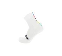 Chaussettes unisexe santini uci official world champion blanc