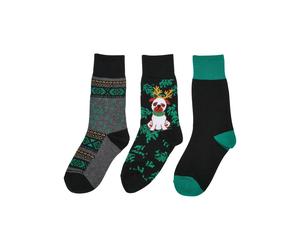 chaussettes Urban Classics Christmas Dog (x3) Multicolore 39/42