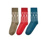 chaussettes Urban Classics Norwegian Pattern (x3) Bleu 35/38