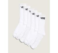 Chaussettes Vans Classic Crew blanches (6 paires) - M