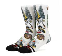 Chaussettes Venture, douces et athlétiques avec côtes en boucle éponge, soutien de la voûte plantaire/talon et orteils renforcés pour le skateboard, le crossfit, le gym, Ruée vers l'or, M-L