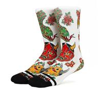 Chaussettes Venture, douces et athlétiques avec côtes en boucle éponge, soutien de la voûte plantaire/talon et orteils renforcés pour le skateboard, le crossfit, le gym, S-M