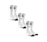 Chaussettes VOLCOM FULL STONE SOCK 3PK (WHITE) 3P