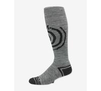 Chaussettes Volcom Spiral Over-The-Calf gris noir - L