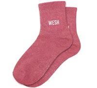 Chaussettes Wesh À Paillettes Rose