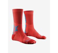 X-socks Bike Perform Crew Socks Orange EU 35-38 Homme,Femme Sunset / Twyce Blue