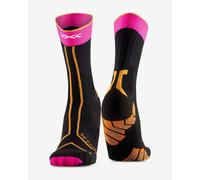 Chaussettes X-Bionic TrailRun Expert Crew noir fuchsia orange - 35-38