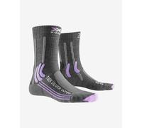 Chaussettes X-Bionic Trek Silver gris foncé lilas femme - 37-38