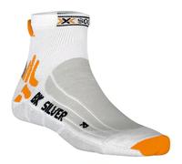 Chaussettes X-Socks Biking Silver blanc-gris