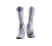 X-Socks - Bike Expert Crew - Chaussettes de cyclisme - EU 45-47 - arctic white / pearl grey