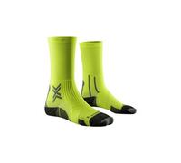 Chaussettes x socks run perform crew jaune fluo noir