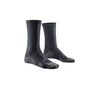 Chaussettes x socks trailrun discover crew noir gris fonce