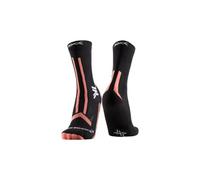 Chaussettes x socks trailrun discover crew noir rose poussiere
