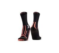 Chaussettes x socks trailrun perform crew noir dusty rose femme