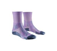 Chaussettes x socks trailrun perform crew violet bleu femme