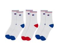 Chaussettes X3 Crew Logo Blanc