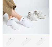 Chaussettes X3 Invisible Blanc - Enfant - Nike - Blanc - 35/38