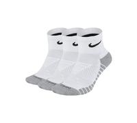 Chaussettes x3 nike everyday max cushion quarter blanc unisex