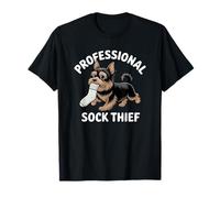 Chaussettes Yorkshire Terrier Voleur Humour pour les amoureux des chiens T-Shirt