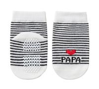 Chaussettons En Coton Doux Pour Nouveau-Nés Chaussettes Bébé 0-3 Mois Cadeau Naissance Pour Garçon Fille (PAPA,Taille unique)