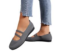 Chausson Ballerine Femme, Confort Chic Et Elegant Fermé Chaussons Ballerines Femme, Mocassin Plates Compensées Vente Flash du Jour Et Soldes, Pantoufle Orthopédiques Chaussures De Randonnée Sexy