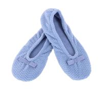 Chausson Ballerine Microterry Chevron Pour Femme