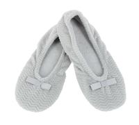 Chausson Ballerine Microterry Chevron Pour Femme