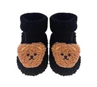 Chausson Bebe Chaussures De Sport Chaudes,Chaussure Souple Bebe Bottes Enfants Tenue Basket Chausson Bebe Fille Semelles Chaussures Confort Waterproof Shoes Cover Boots for Ra(Le Noir,22)