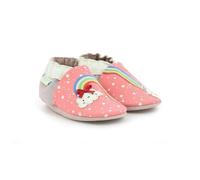 Chausson Bébé Fille Robeez Rainbow Paste - Rose - Confortable et Stylé 17/18
