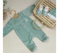 Chausson bébé vert sau