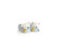 Chaussons avec hochet Yoca le Koala BLANC Doudou & Compagnie