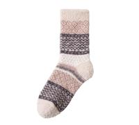 Chausson Chaussette de Noel Pilou Pilou Chaude Hiver pour Femme et Homme Chaussettes Noel Mi Haute Antidérapante Chaussettes Chaudes Polaire Fantaisie Unisexe Chaussette Drole Rigolote à Motif Moche