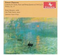Quarteto Lopes-Graca – Chausson Op.21; Concerto violon/piano & quatuor ré majeur – CD